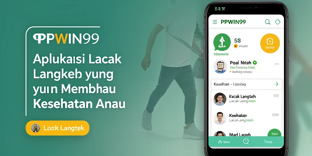 Tampilan antarmuka PPWIN99 dengan fitur Lacak Langkah yang intuitif.
