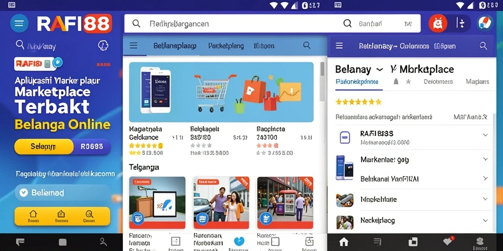 Tampilan antarmuka aplikasi RAFI88 yang modern dan mudah digunakan.